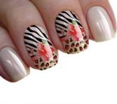 animal print com flores