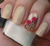 animal print com flores