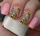 animal print com flores