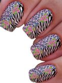 animal print com flores