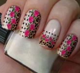 animal print com flores