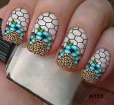 animal print com flores