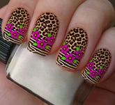 animal print com flores