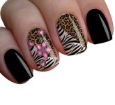 animal print com flores